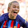NED: FC Barcelona, Barca v VFL Wolfsburg. UEFA Womens Champions League, Final. Fridolina Rolfo of FC Barcelona celebrates after scoring goal during the UEFA Womens Champions League, Final match between FC Barcelona and VLF Wolfsburg played at Philips Stadium Stadium on June 3, 2023 in Eindhoven, Netherlands. Copyright: xCarlaxPazosx/xPRESSINx CP_230604_1248
