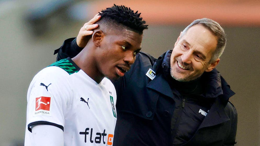 Embolo e Hütter ai tempi della Bundesliga.