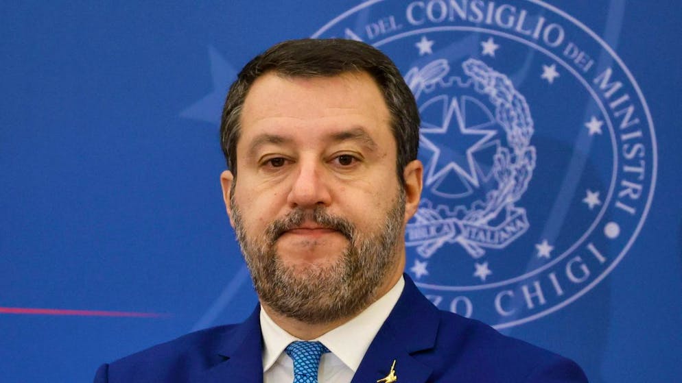 Il ministro dei Trasporti italiano Matteo Salvini.