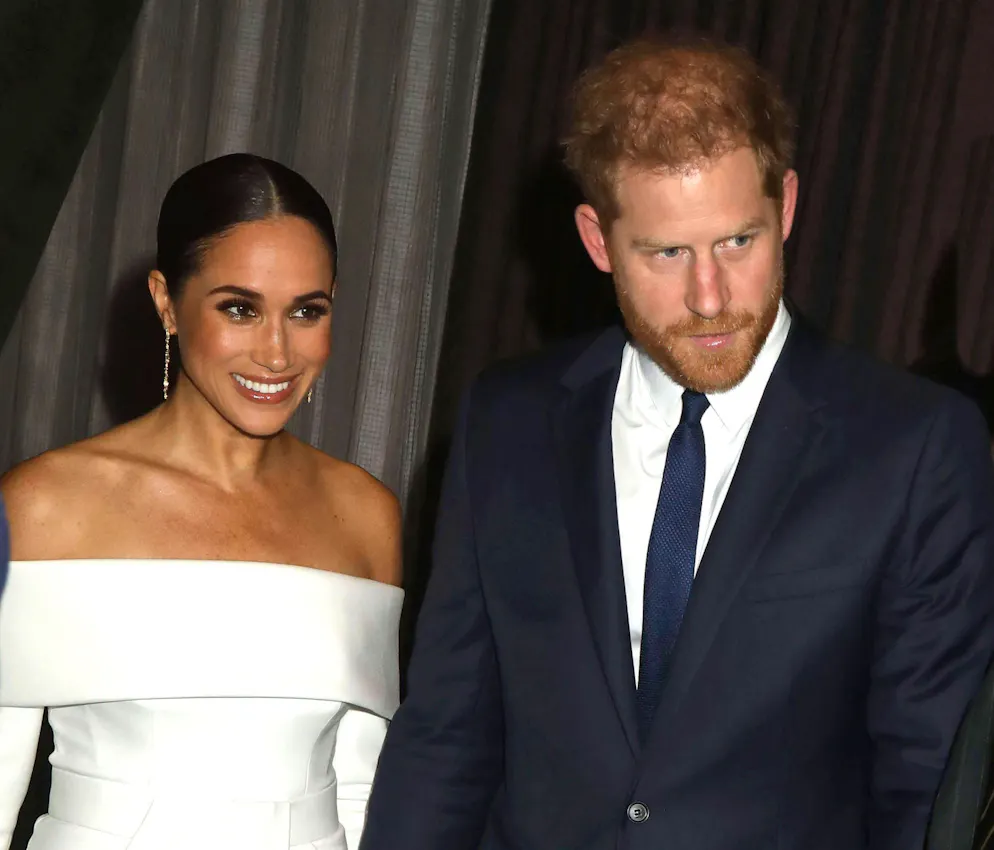 La duchessa Meghan e il principe Harry in una foto dello scorso dicembre.