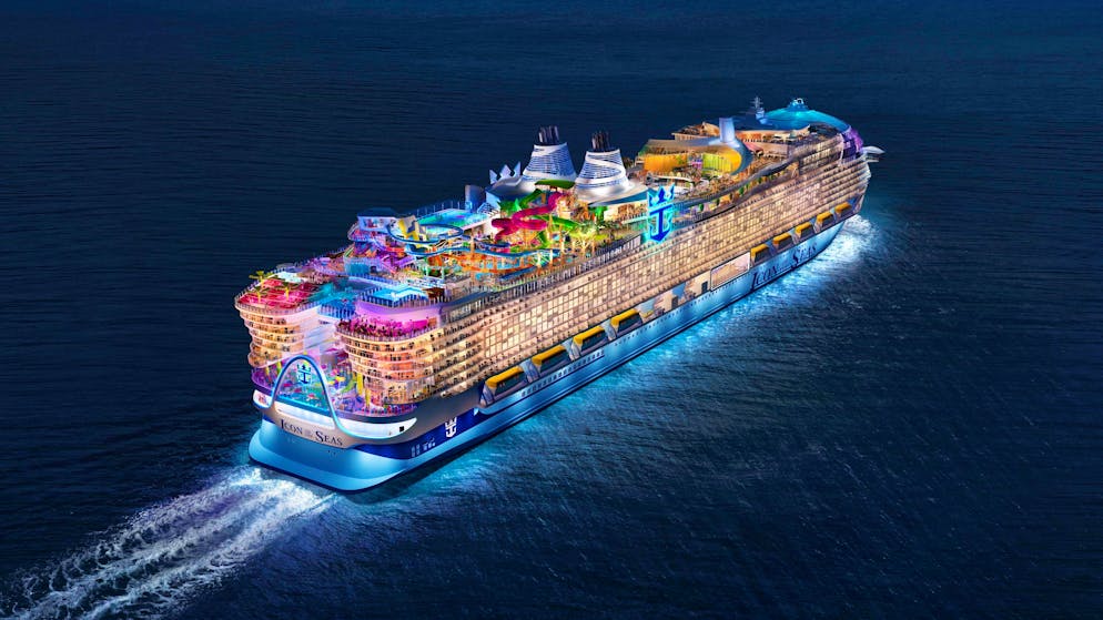 Meer-Koloss «Icon of the Seas». Das grösste Kreuzfahrtschiff der Welt hat eine Eishalle