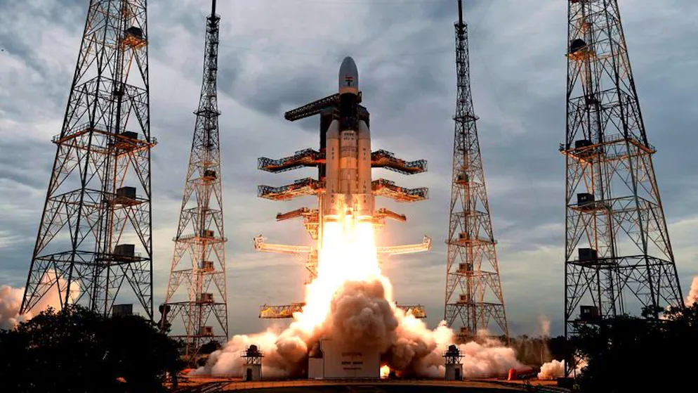 2019 scheiterte die Landung der unbemannten Sonde «Chandrayaan-2»: Nun versucht Indien erneut, ein Weltraumfahrzeug ohne Besatzung auf dem Mond zu landen.
