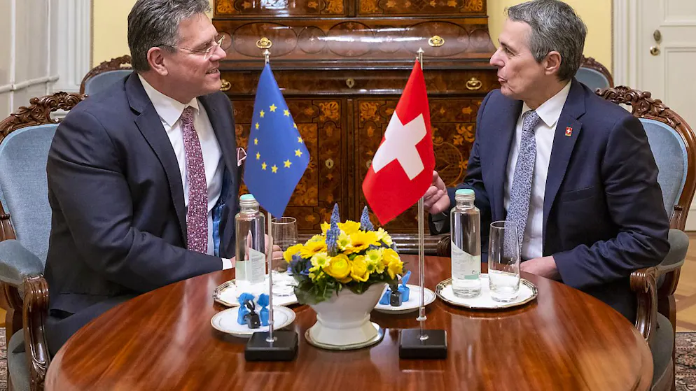 Maros Sefcovic e  Ignazio Cassis si incontreranno martedì a Bruxelles