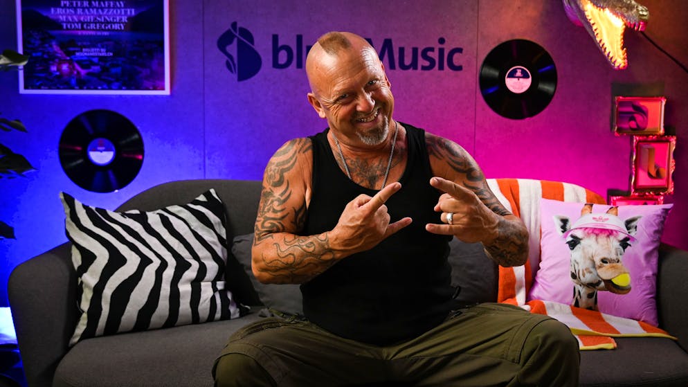 Backstage am Moon&Stars. Gölä teilt gegen Klimakleber aus