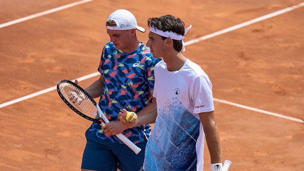 Mitfavoriten sagen wegen Verletzungen ab - Gallery. Marc-Andrea Hüsler (rechts) und Dominic Stricker wollen in Gstaad ebenfalls für Furore sorgen