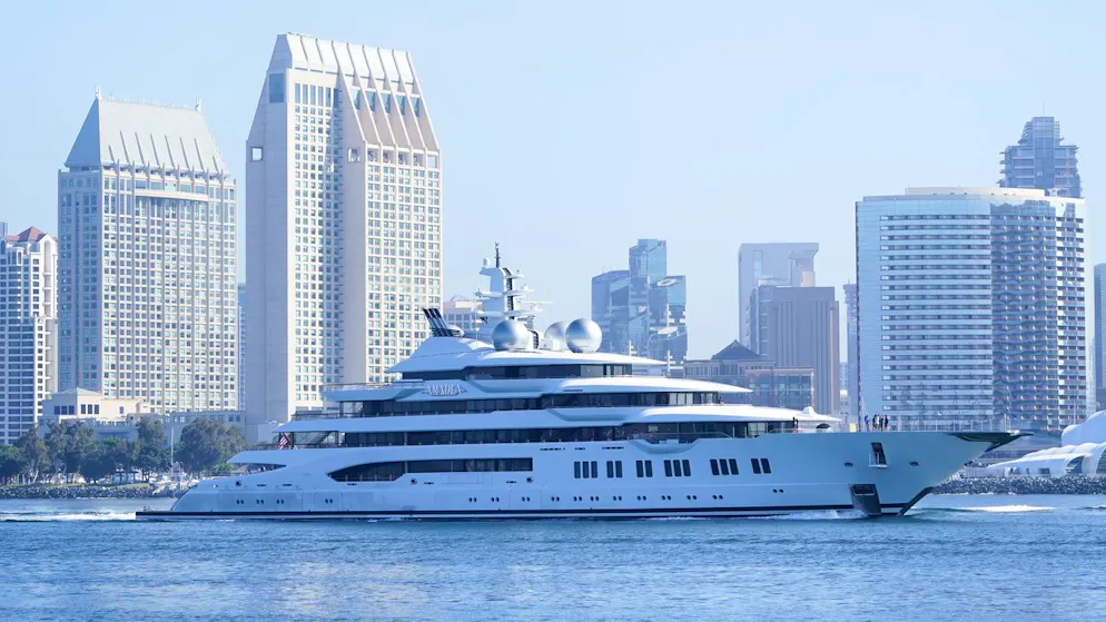 Die Superjacht eines russischen Oligarchen: Die «Amadea» hat einen Wert von 325 Millionen Dollar – und wurde wegen der Sanktionen gegen Russland von den US-Behörden beschlagnahmt.