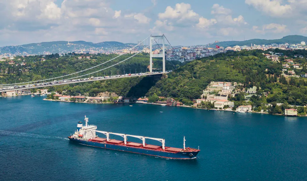 Der Frachter «Razoni» war der erste, der nach Abschluss des Getreide-Deals am 3. August 2022 vom Hafen Odessa in See stechen konnte. An Bord: über 26'000 Tonnen Getreide.