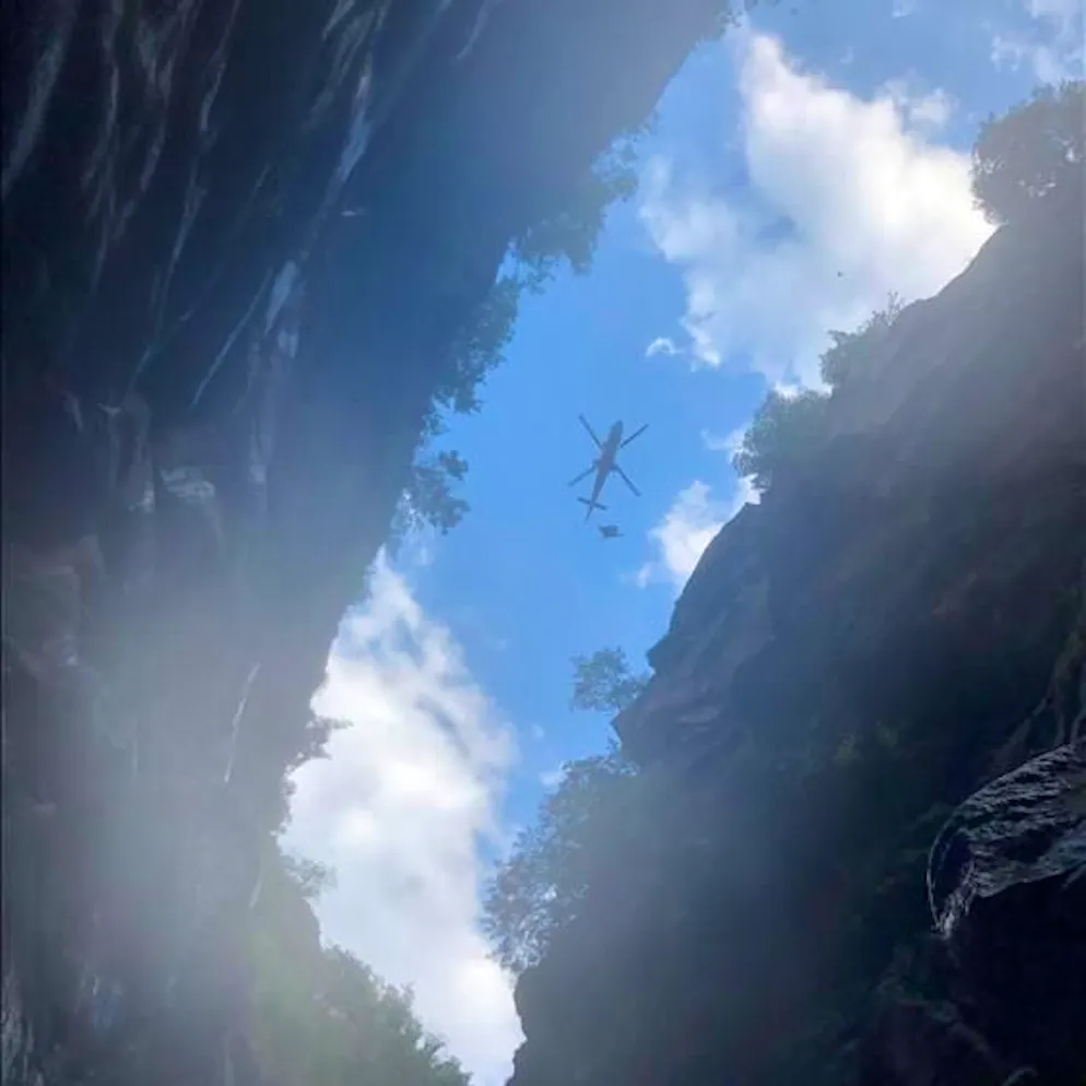 In Val Pontirone, un intervento difficile per la REGA