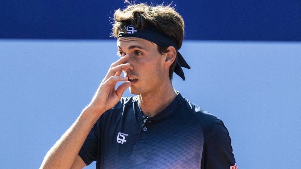 Marc-Andrea Hüsler weiss im Moment nicht, warum es bei ihm tennis-technisch überhaupt nicht läuft