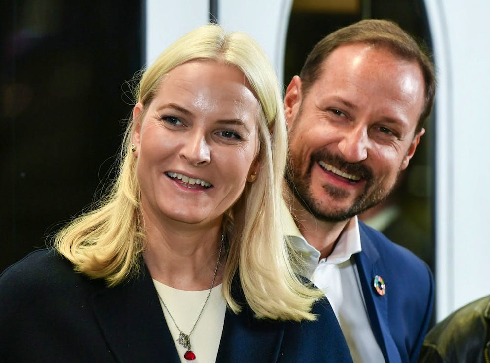 Kronprinzessin Mette-Marit und Kronprinz Haakon 2019 in Berlin.