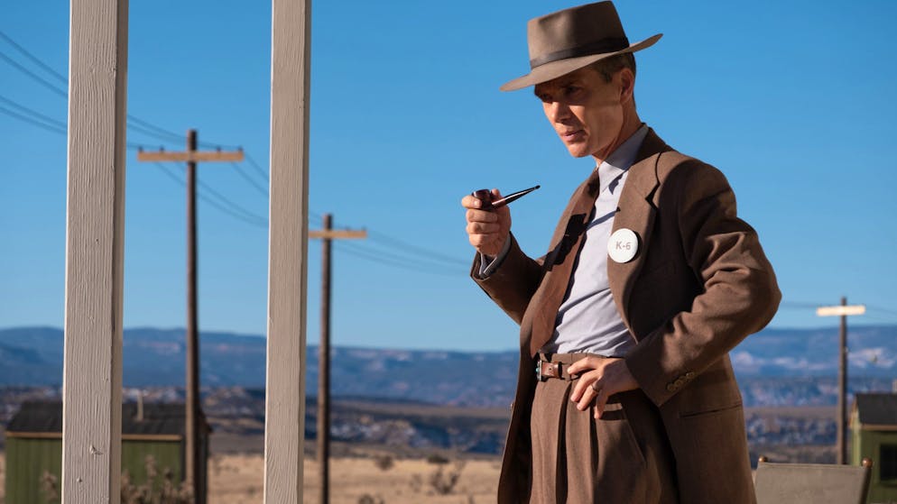 Cillian Murphy spielt Hauptfigur  J. Robert Oppenheimer im historischen Kinofilm «Oppenheimer» von Regisseur Christopher Nolan. 