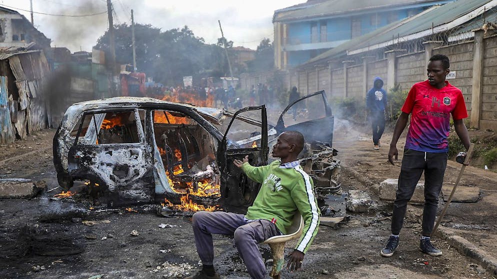 Proseguono le proteste in Kenya.
