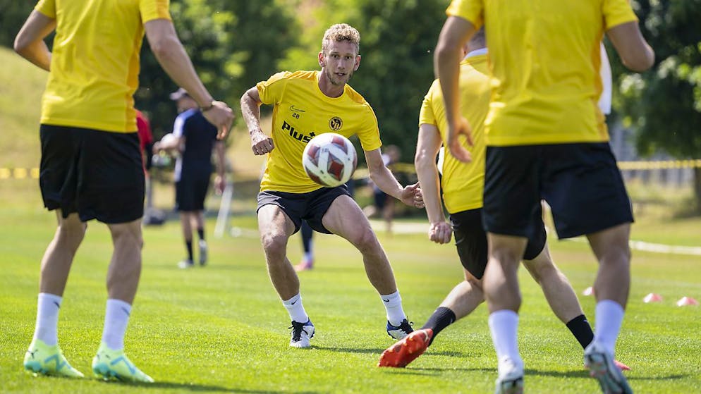 Die neue Super League geht in den Praxistest – Favorit bleibt YB - Gallery. Viel Elan in Bern: Die Young Boys um Captain Fabian Lustenberger sind auch 2023/24 der grosse Favorit.