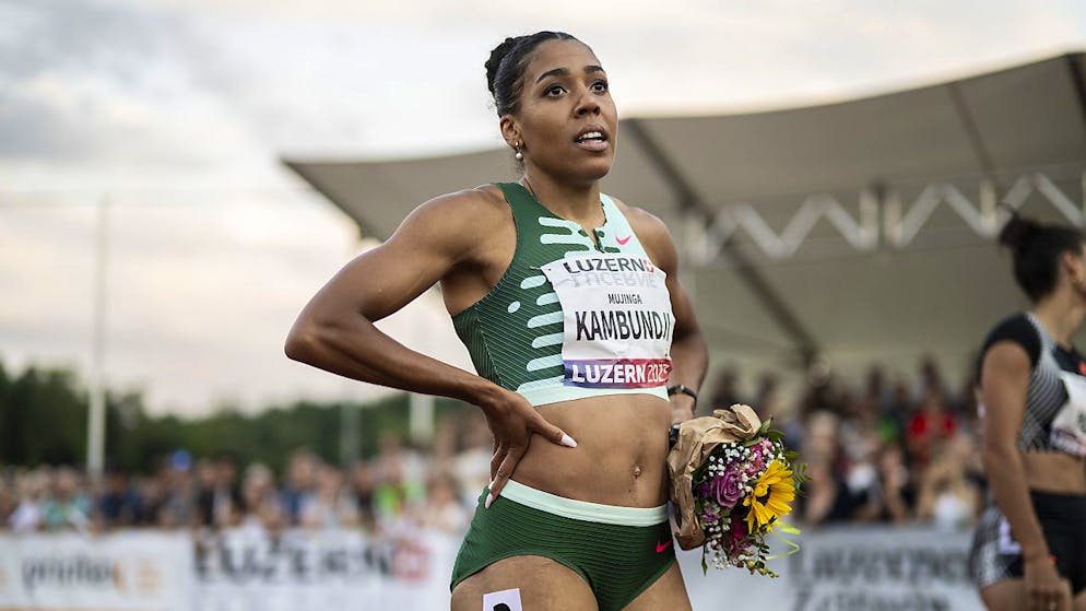 Mujinga Kambundji absolviert in Luzern erst ihr zweites Rennen der Saison