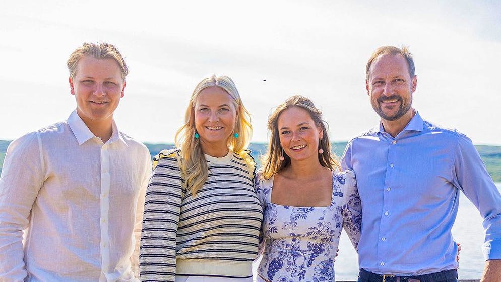 Crown Prince Haakon talks about his wife's health.  The Crown Prince couple have two children together: Ingrid Alexandra of Norway, born in 2004, and her brother Sverre Magnus a year later.