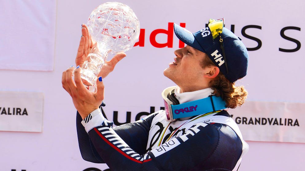 Lucas Braathen gewann in der letzten Saison die kleine Kristalkugel im Slalom.