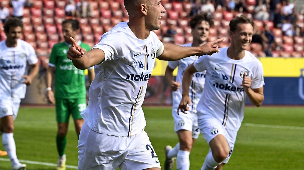 Aufsteiger Yverdon beim FC Zürich klar unterlegen - Gallery. Nikola Katic zelebriert sein 2:0