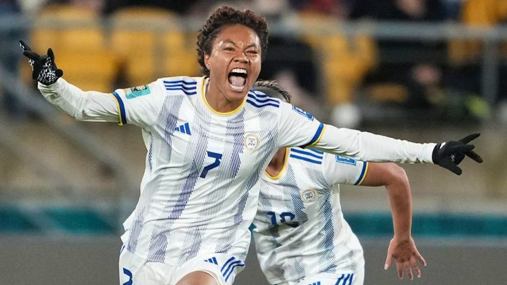Versetzt die Philippinen mit ihrem Tor zum 1:0-Endstand in Ekstase: Sarina Bolden.