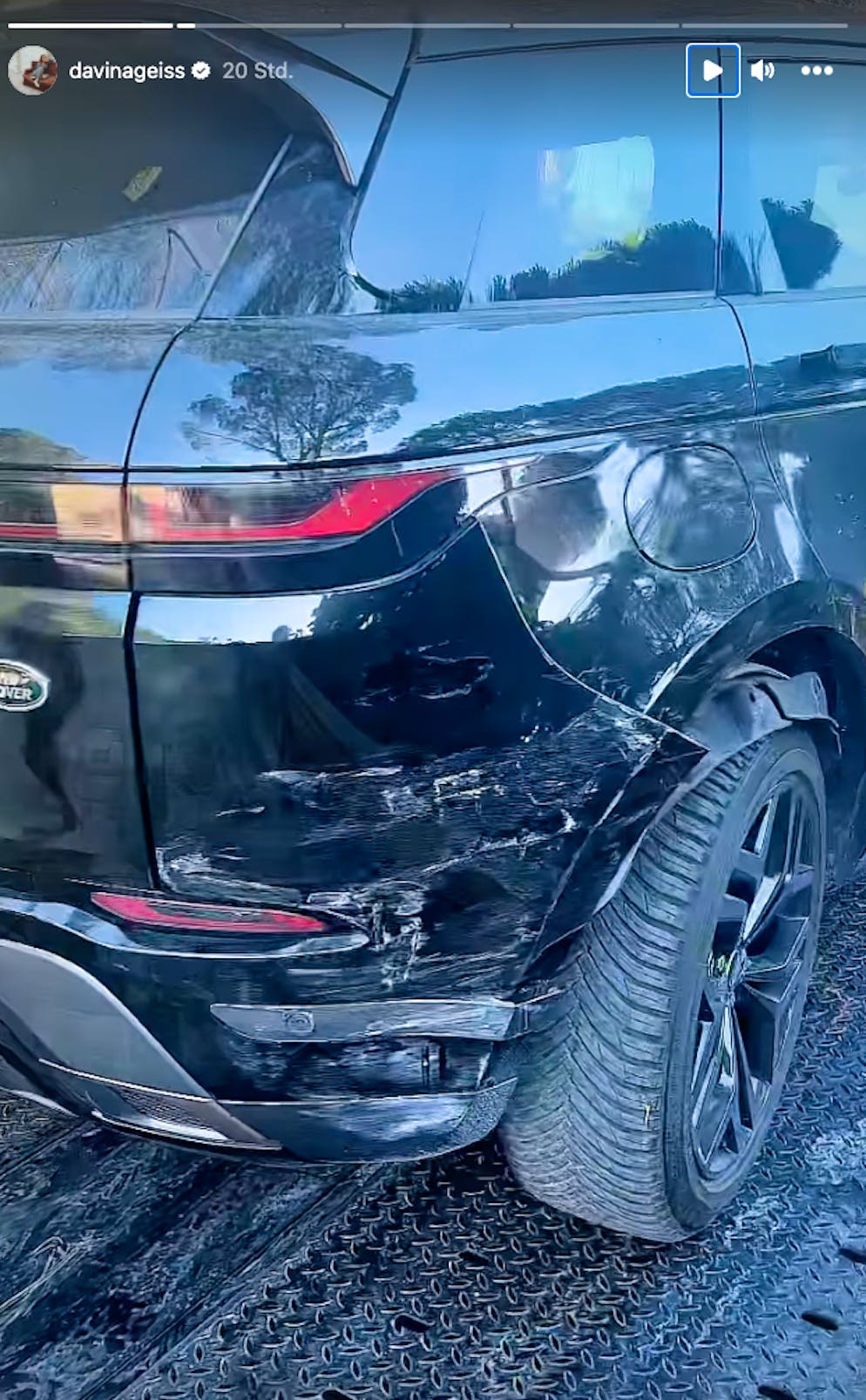 So sieht der Schaden aus.