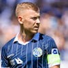 FC Luzerns Max Meyer im Fussball Meisterschaftsspiel der Super League zwischen dem FC Luzern und dem FC Stade Lausanne Ouchy am Sonntag, 30. Juli 2023 in der Swissporarena in Luzern. (KEYSTONE/Philipp Schmidli)