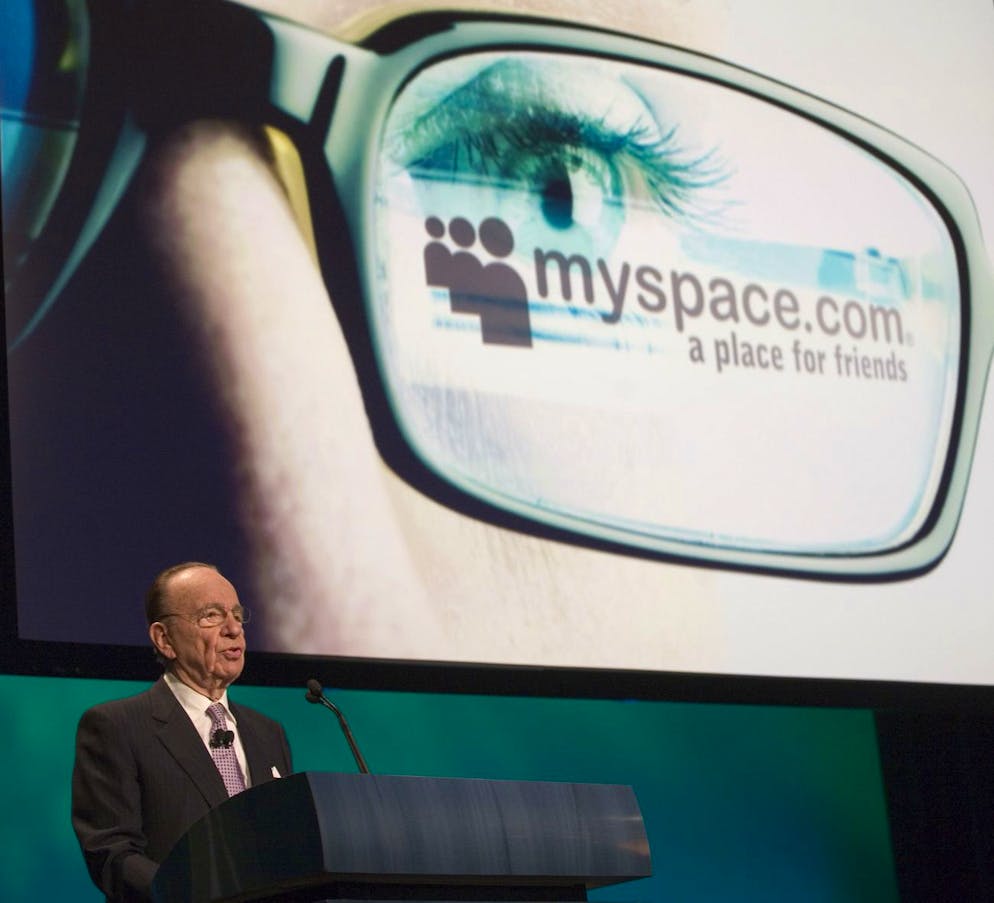 Rupert Murdoch, che controlla la News Corp., in una foto del 2007.