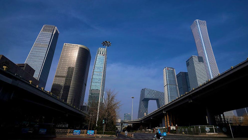 La Cina non vedrebbe di buon occhio le notizie negative sulla propria economia. (Immagine d'archivio: il quartiere degli affari finanziari di Pechino).