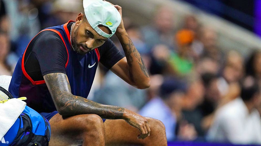 Nick Kyrgios, der Wimbledon-Finalist von 2022, spielte in diesem Jahr nur einen Match.