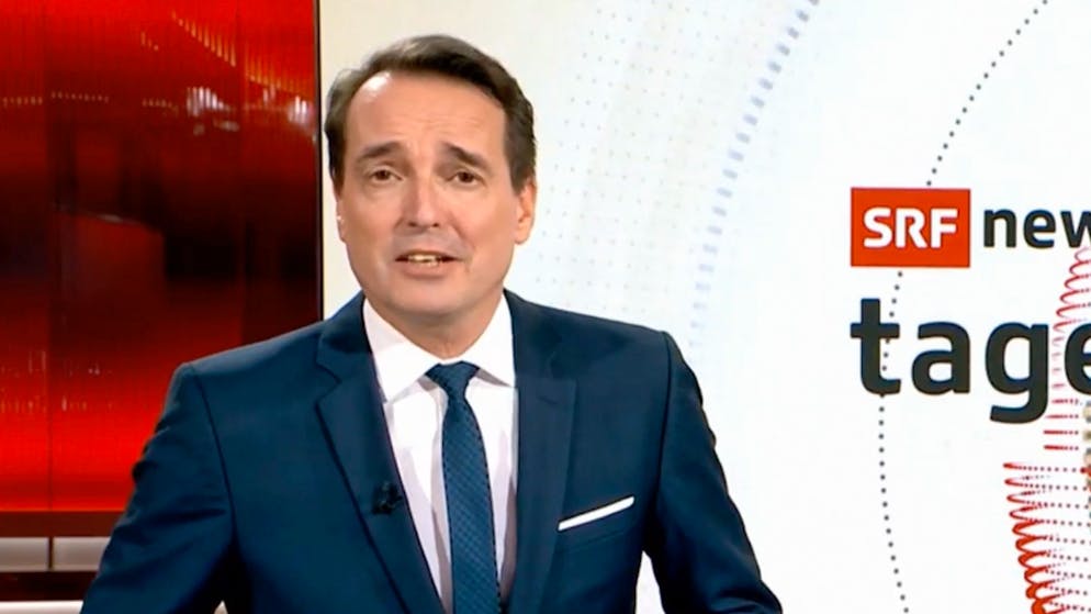 Florian Inhauser. SRF-Moderator macht sich in der «Tagesschau» über den FC Basel lustig