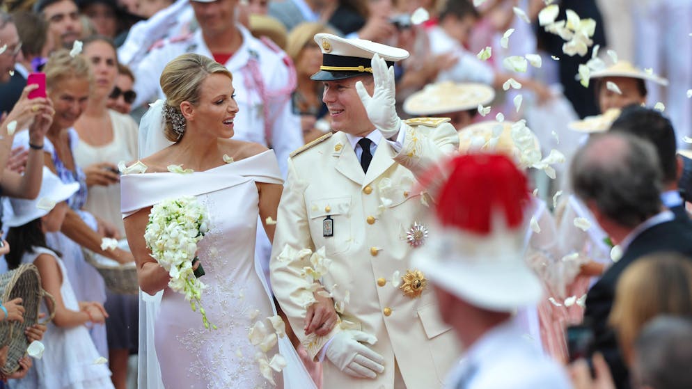 Fürst Albert II. von Monaco und Charlène Lynette Wittstock heirateten am 1. Juli 2011 standesamtlich. Die kirchliche Trauung fand am darauffolgenden Tag statt.