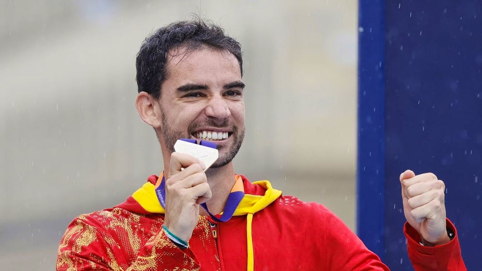 Nach EM-Gold holt der spanische Geher Alvaro Martin auch an der WM die goldene Auszeichnung.