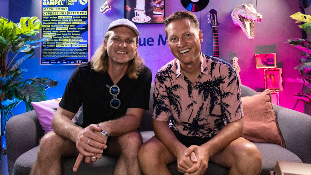 Backstage am Openair Gampel. Stefan Buck: «Wir gehen nach Hause ‹go brüele›»