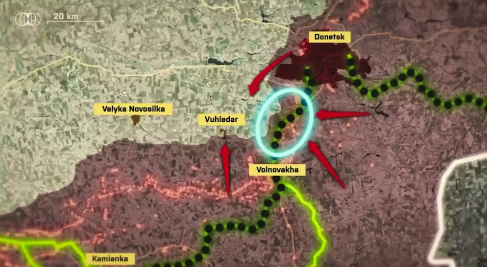 Situazione in Ucraina. Questo spiega anche perché l'esercito russo ha cercato costantemente di conquistare Wuhledar all'inizio dell'anno, nonostante le elevate perdite: Mosca voleva - e vuole - assicurarsi questa via di approvvigionamento a tutti i costi.