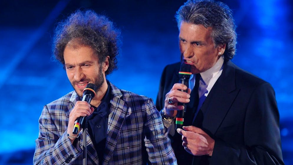 Trauer um «L'Italiano»-Sänger Toto Cutugno. Mit dem Song «L'Italiano» machte sich Toto Cutugno (rechts, mit Tricarico) unsterblich.
