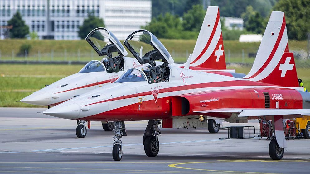 Am 15. Juni kam es bei Zug fast zur Katastrophe, als sich zwei Maschinen touchierten. (Archivbild)