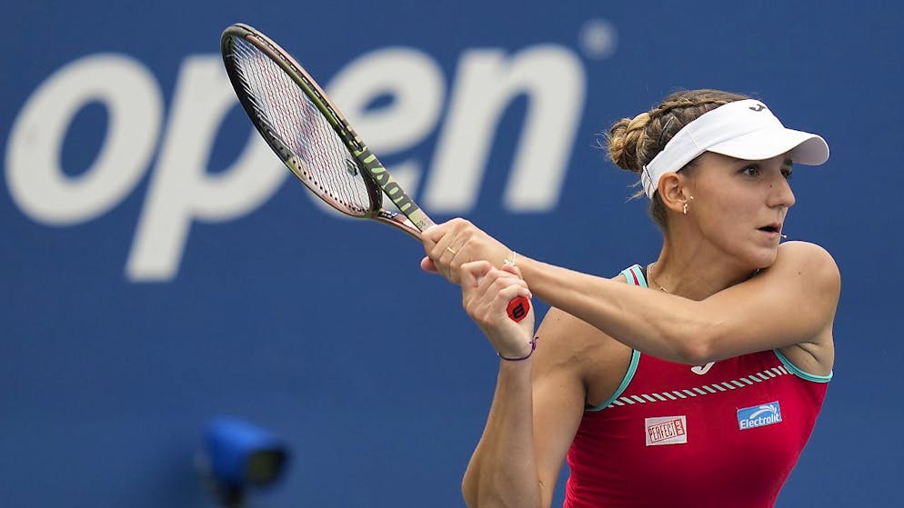 Grösster Erfolg für Spanien, nicht mehr für die Schweiz: Die gebürtige Baslerin Rebeka Masarova schaltet am US Open die Turniernummer 8 Maria Sakkari aus