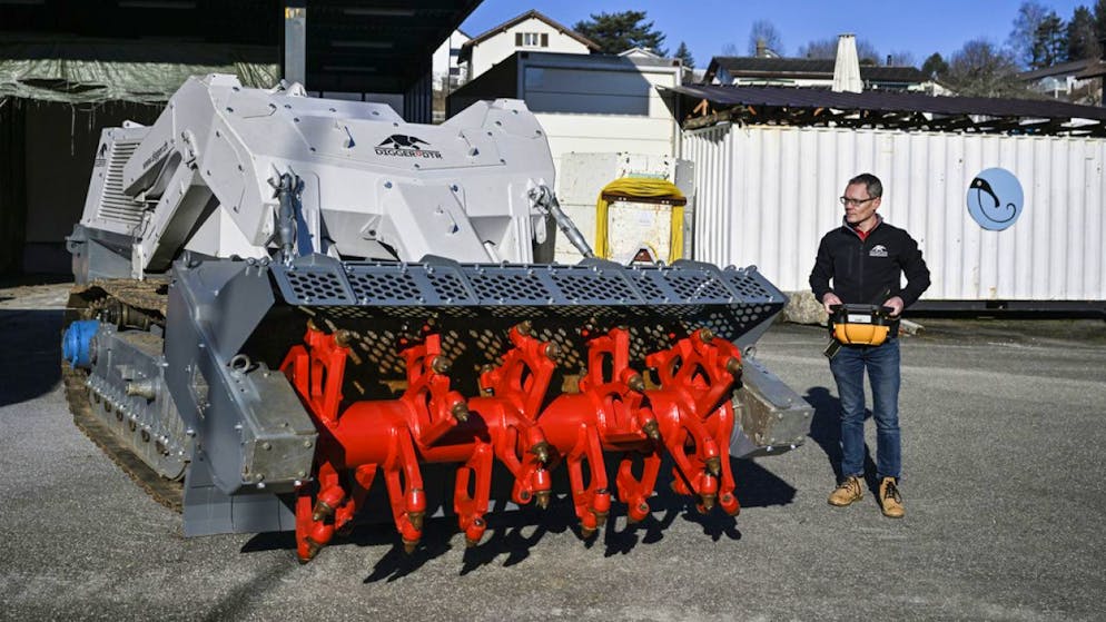 Guerra. Un veicolo di sminamento telecomandato svizzero per l'Ucraina