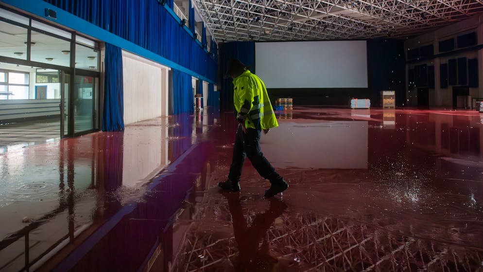 Maltempo. Danni milionari a causa della grandine per l'Expo Fevi e il Palacinema di Locarno