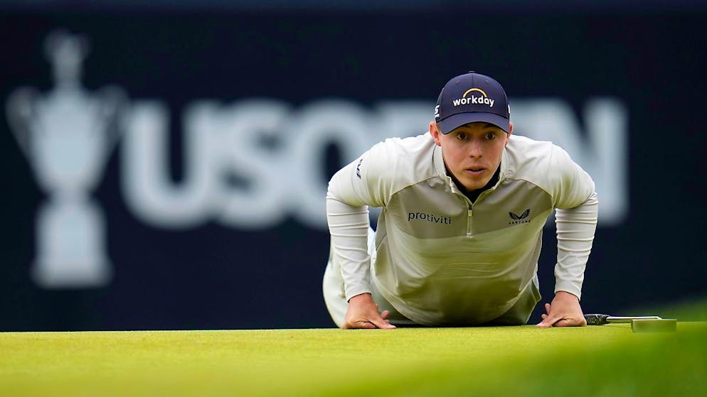 Matthew Fitzpatrick gewann im letzten Jahr das US Open