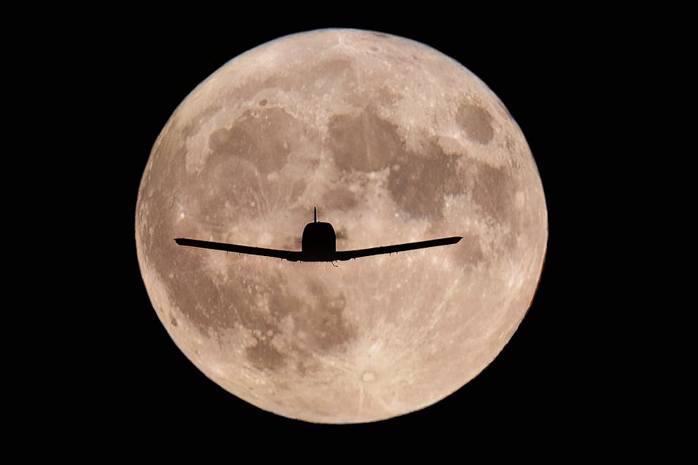 Trotz des Namens ist der «Blue Moon» nicht anders in seinem Aussehen, als andere Vollmonde. 