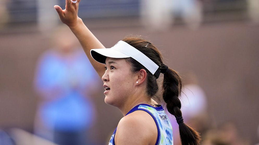 Im Aufwind: Nach einem Achtelfinal am Australian Open steht die Chinesin Zhu Lin nun auch am US Open in der 3. Runde, wo sie auf Belinda Bencic trifft