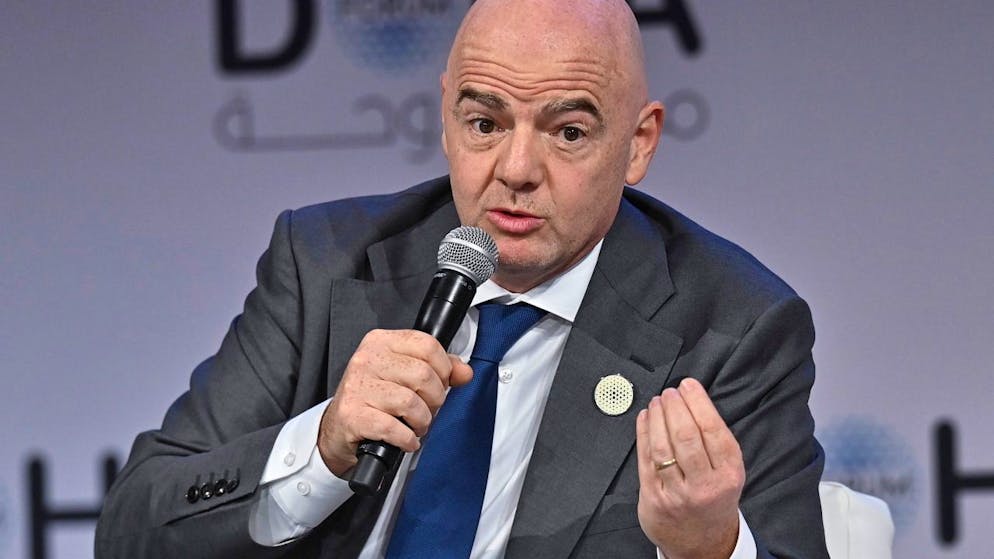 Il presidente della FIFA, Gianni Infantino