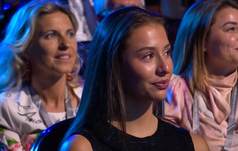 La modella Isabel Johansen