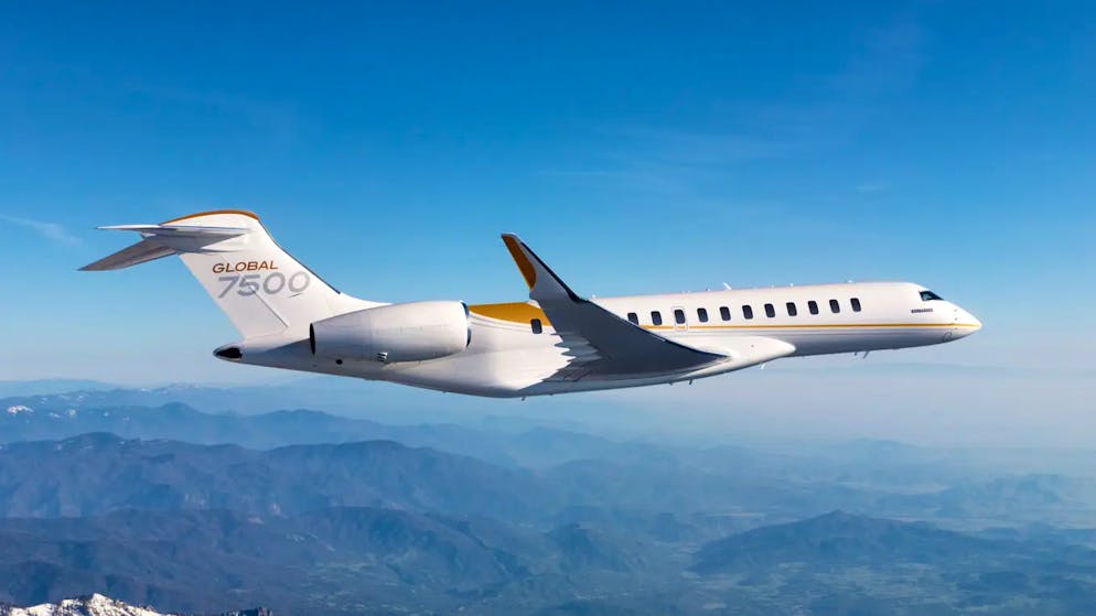 Der Bundesrat erhält einen Bombardier Global 7500. 