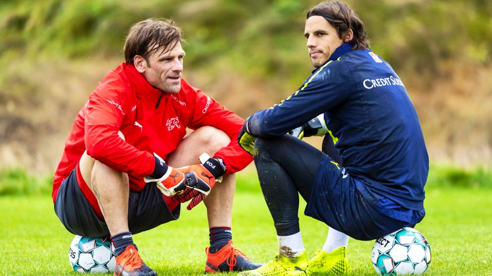 Eine besondere Beziehung: Goalie-Trainer Patrick Foletti mit seiner Nummer 1 Yann Sommer.