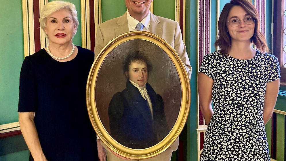 Insolite . Le portrait du premier président de Sion a été retrouvé