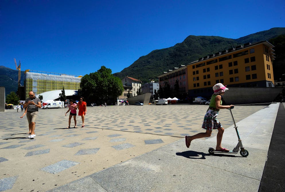 Piazza del Sole a Bellinzona (immagine d'archivio).
