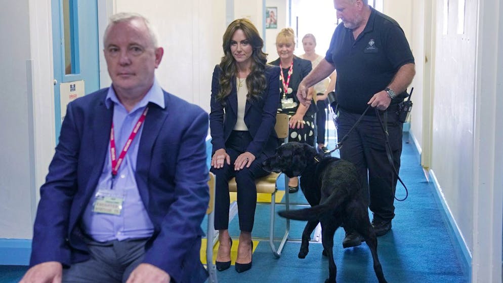 Controllata per droga. La principessa Kate aveva la mano fasciata in una visita in carcere