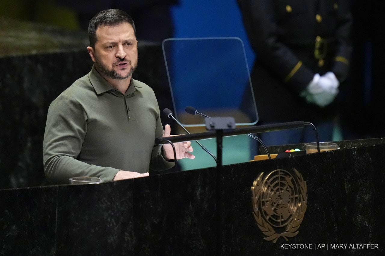 Assemblée Générale: A L'ONU, Zelensky Vole La Vedette Et Accuse Moscou ...