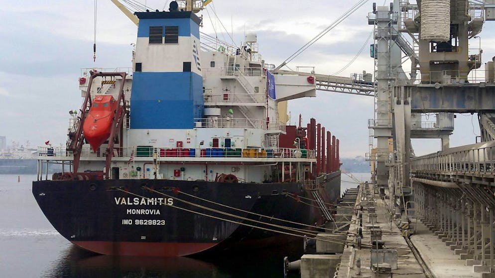 Nave nel porto ucraino di Chornomorsk