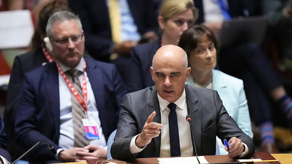 Svizzera - ONU. Consiglio di sicurezza, Berset chiede il ritiro delle forze russe dall'Ucraina